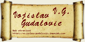 Vojislav Gudalović vizit kartica